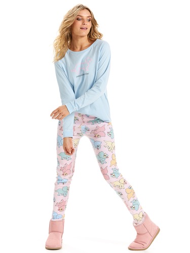 Dino Waffle Legging