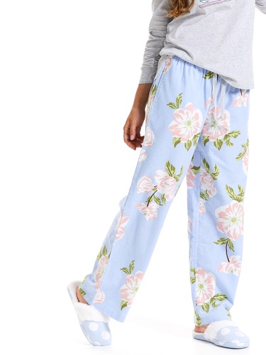 Large Floral Classic Flannelette Pj Pant