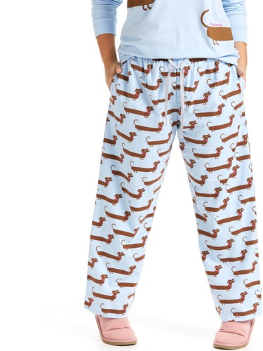 P.A. Plus Long Dog Classic Flannelette Pj Pant