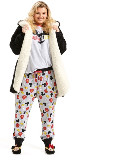 P.A. Plus Furry Fleece Gown