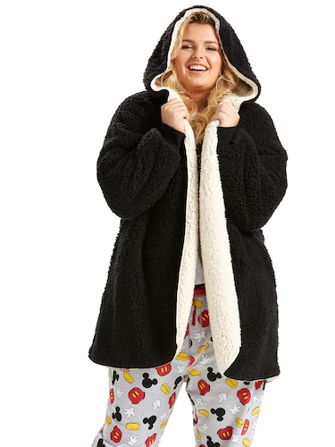 P.A. Plus Furry Fleece Gown