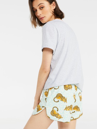 Spotty Roll Up Pj Pant
