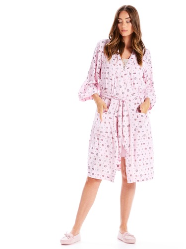 Mini Tile Kimono Gown