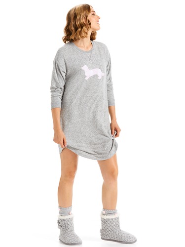 Fuzzy Knit Nightie