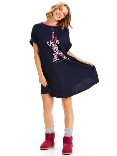Paris Always Short Sleeve Sleep Tee