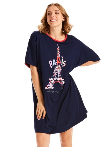 Paris Always Short Sleeve Sleep Tee