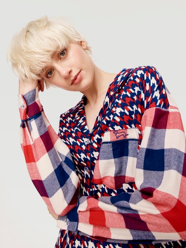 Pastel Tartan Boyfriend Nightshirt