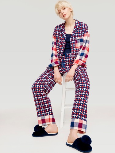 Pastel Tartan Boyfriend Nightshirt