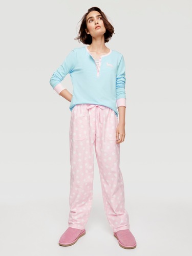 Dotty Flannelette Nightshirt