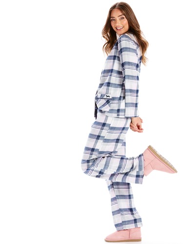 Tartan Flannelette Pj Set
