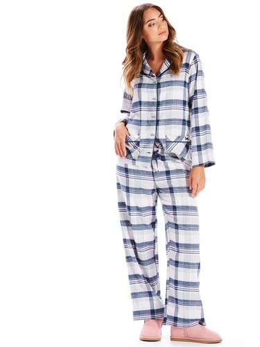 Tartan Flannelette Pj Set