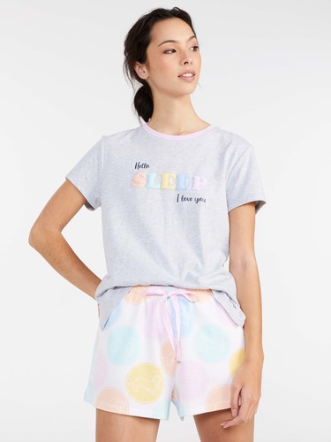 Large Floral Classic Sateen Pj Pant