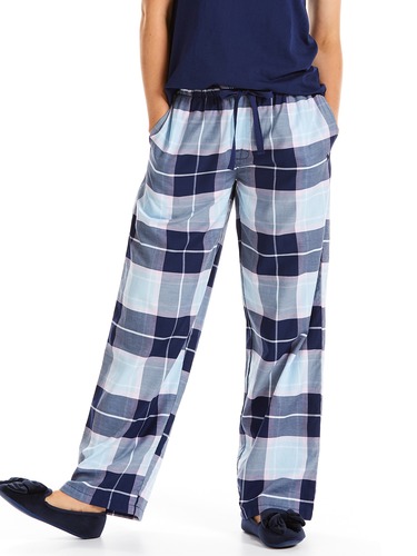 Check Classic Sateen Pj Pant