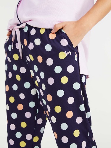 Dark Rose Classic Sateen Pj Set