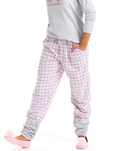 Tartan Flannelette Legwarmer Pj Pant