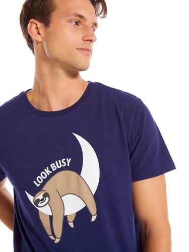 Sloth Look Busy Tee