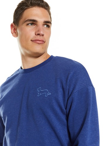 Navy Fleece Sweater