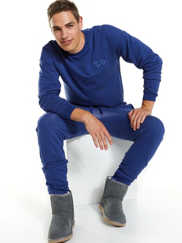 Navy Fleece Sweater