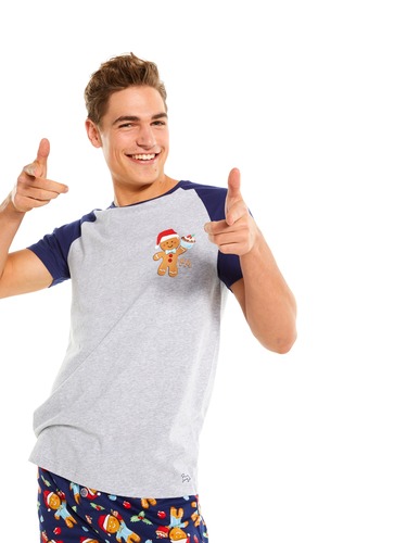 Gingerbread Raglan Tee