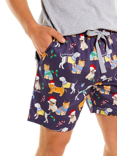 Christmas Dogs Mid Short