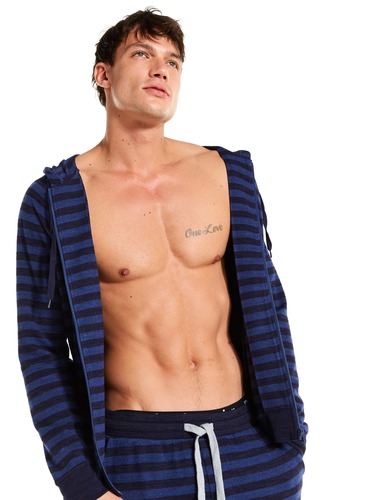Jacquard Stripe Hoodie
