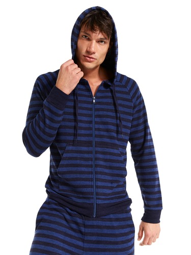 Jacquard Stripe Hoodie