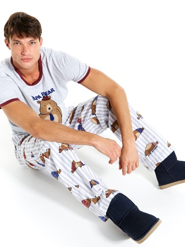 Papa Bear Flannelette Classic Pj Pant