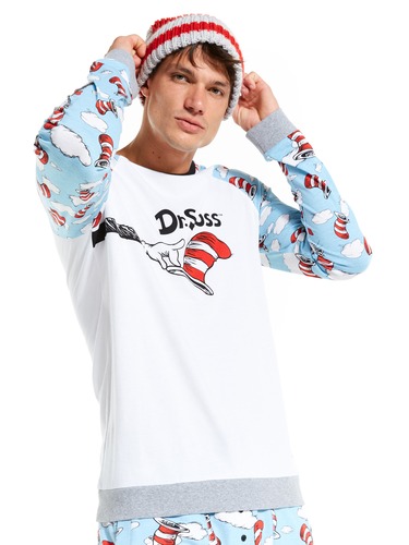Dr. Seuss Cat In The Hat Long Sleeve Tee