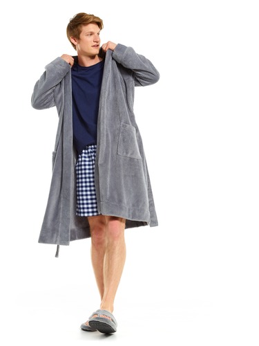 Jacquard Fleece Gown