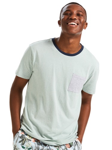 Khaki Pocket Tee