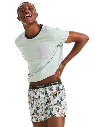 Cactus Flower Boxer Short