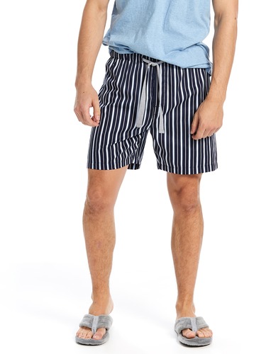 Blue Stripe Mid Short
