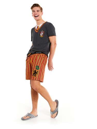 Gryffindor Stripe Mid Short