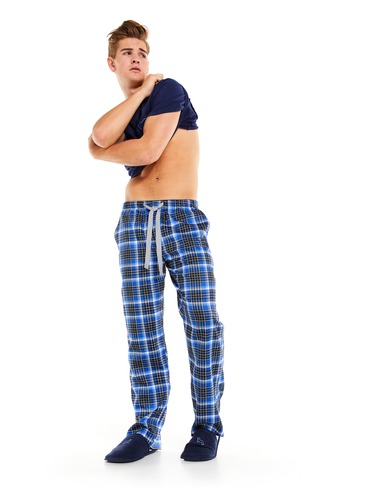 Blue Check Classic Pj Pant