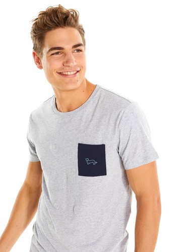 Charcoal Pocket Tee