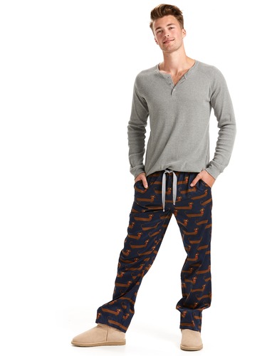 Mens Sausage Dog Classic Pj Pant