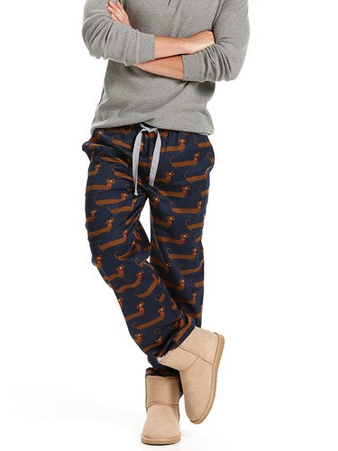 Mens Sausage Dog Classic Pj Pant