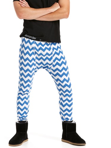 Mens Chevron Waffle Long John