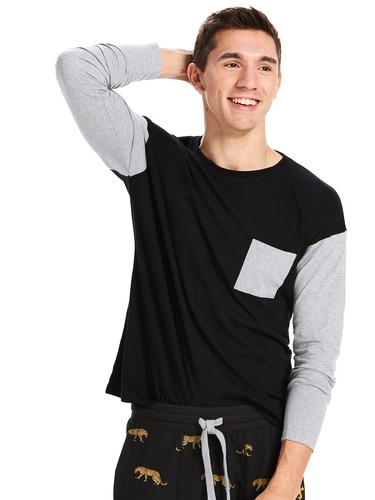 Drop Shoulder Long Sleeve Top
