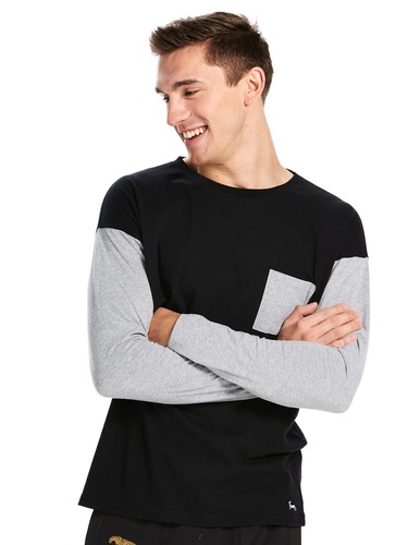 Drop Shoulder Long Sleeve Top