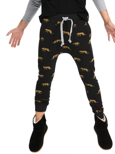 Leopard Fleece Jogger