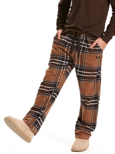 Chocolate Tartan Classic Flannelette Pj Pant