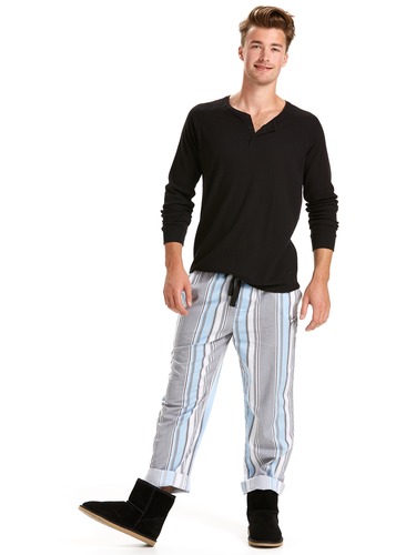 Blue Stripe Classic Pj Pant