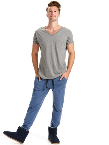 Navy French Terry Jogger