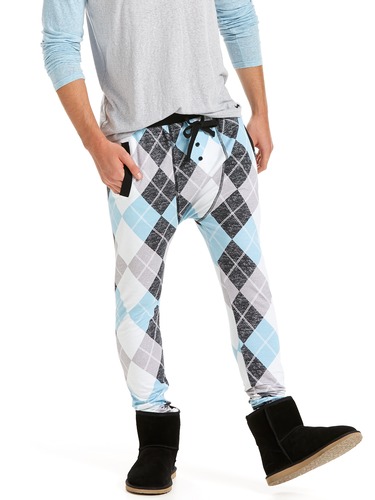 Argyle Fleece Jogger
