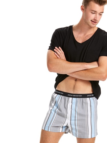 Blue Stripe Boxer Short