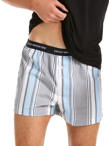 Blue Stripe Boxer Short