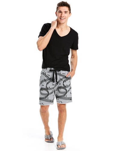 Music Note Cutoff Sweat