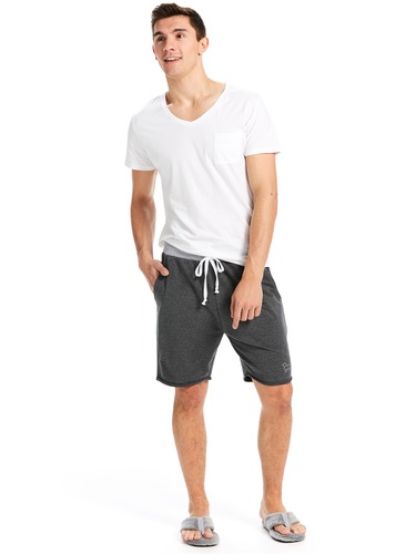 Charcoal Fleece Short