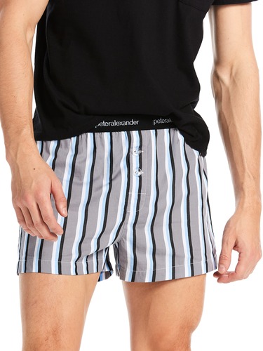 Grey Stripe Boxer